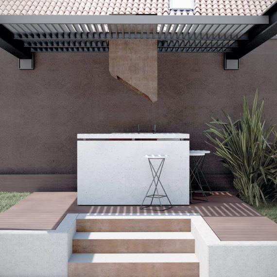 emfaStudio – progetto cucina per esterni